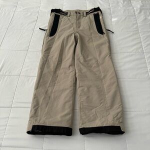 Marker Kids Ski/Snowboard Pants | Tan/Black | Size 12